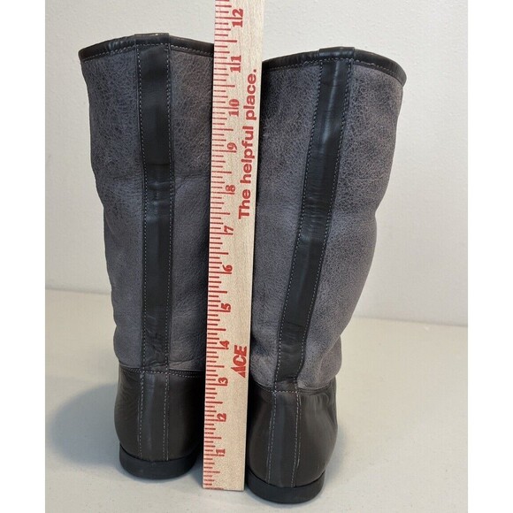 Women’s Patricia Green Collection Made In Spain Leather Gray Brown Boots Size 7 - Picture 9 of 16